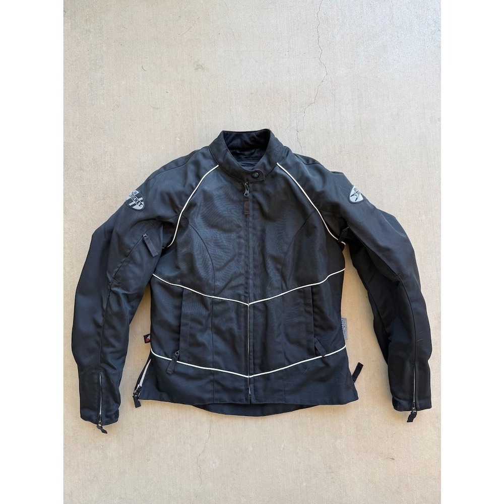 Joe Rocket Rocket Girl Motorcycle Jacket Womens M Black Riding Armor